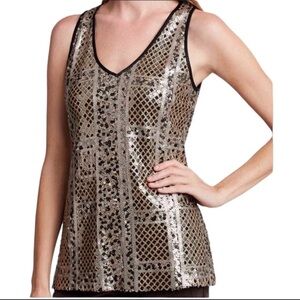 Etcetera Sz 8 Sequin Sleeveless Top Worn only once $250